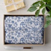 Decoupage Chinoiserie Blue Floral Tissuepapier (Geschenk)
