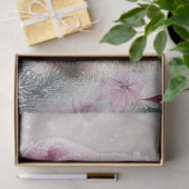 Decoupage Christmas Highland Koe Roze Decor Tissuepapier (Geschenk)