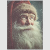 Decoupage Classic Santa Claus Winter Scene Tissuepapier (Voorkant)