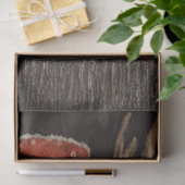 Decoupage Cowboy Santa & Rudolph Peeking  Tissuepapier (Geschenk)