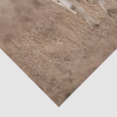 Decoupage Cowboy & Son Hand in Hand met vee Tissuepapier (Detail)