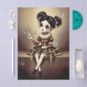 Decoupage Dark Circus Doll Tissuepapier (Craft)