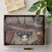 Decoupage Dark Circus Doll Tissuepapier (Geschenk)