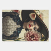 Découpage de feuille plat Le Femme Wrapper Paper (Devant 3)