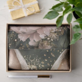 Decoupage Delicate Easter Rabbit Floral Design Tissuepapier (Geschenk)