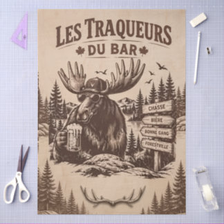 Découpage des Traqueurs Tissuepapier