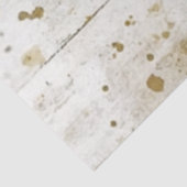 Decoupage Distressed Cream Houten Panel Faux Wall Tissuepapier (Detail)