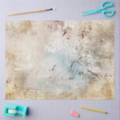 Decoupage  Distressed Earth Tone Soft Blue Tissuepapier (Craft)