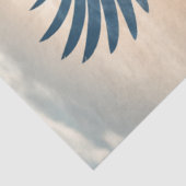 Decoupage Double Exposure Eagle in het bos Tissuepapier (Detail)