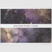 Decoupage Drawer Fronts 29x8 Geometric Cosmic Tissuepapier (Voorkant)