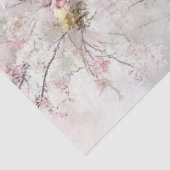 Decoupage Easter Egg Konijnenstand met Bloemen Tissuepapier (Detail)