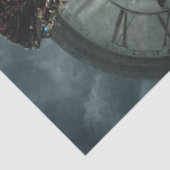 Decoupage Eccentric Timekeeper Fantasy Portrait Tissuepapier (Detail)