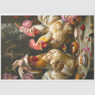 Decoupage Elegant Hen Soiree Tea Party Tissuepapier