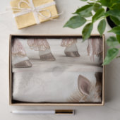 Decoupage Elegante Giraffe in Antiek Jurk Tissuepapier (Geschenk)