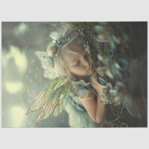 Decoupage Fairy Child Fantasy met vleugels Tissuepapier