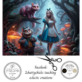 Decoupage Fantasy Girl Enchanted Mushroom Forest Tissuepapier