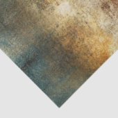 Decoupage Faux Finish Abstract Blauw Bruin Wit Tissuepapier (Detail)