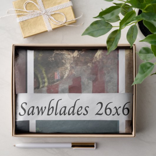 Decoupage Firefighter Tribute Handsaws Tissuepapier (Geschenk)