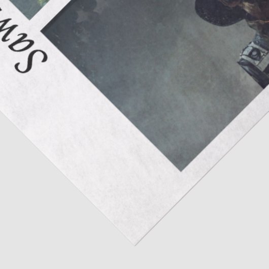 Decoupage Firefighter Tribute Handsaws Tissuepapier (Detail)