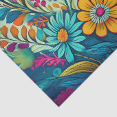 Decoupage - Folk Art Flowers - Tissue Paper Tissuepapier (Detail)