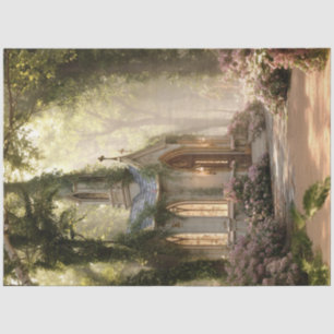 Decoupage Forest Chapel Gothic Sprookje Tissuepapier