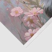 Decoupage Frans Mr & Mrs Cats Tissuepapier (Detail)