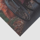 Decoupage Fun Cackling Levendige geklede heksen Tissuepapier (Detail)