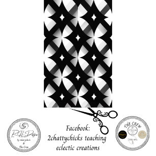 Decoupage Geometrisch Zwart Wit Abstract Patroon Tissuepapier