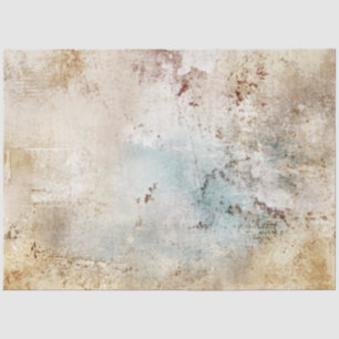 Decoupage getextureerde aardachtige getinte achter tissuepapier