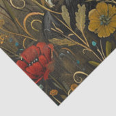 Decoupage getextureerde botanische schapen kunstwe tissuepapier (Detail)