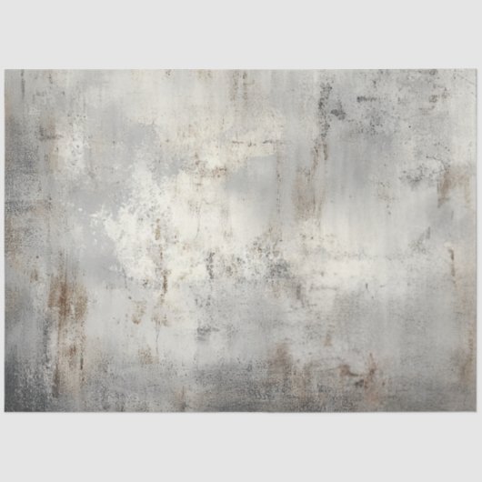 Decoupage Getextureerde Grijzen Wit Faux Achtergro Tissuepapier (Voorkant)