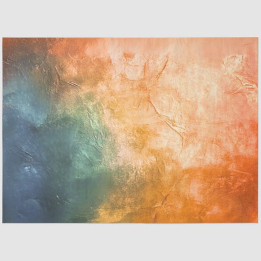 Decoupage getextureerde Westerne diepgekleurde ach Tissuepapier (Voorkant)