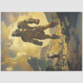 Decoupage Giant Goliath & David Tissuepapier (Voorkant)