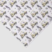 Decoupage Golf verjaardagsfeestje Tissuepapier (Detail)