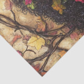 Decoupage Gothic Afro-Amerikaanse Skeleton Wedding Tissuepapier (Detail)