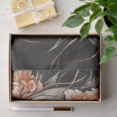 Decoupage Gothic Elegant Brons Toned Skull Tissuepapier (Geschenk)