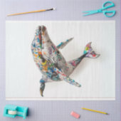 Decoupage Graffiti Dolfijn Tissuepapier (Craft)