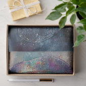 Decoupage grillig geschilderd portret Zee otter Tissuepapier (Geschenk)