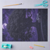 Decoupage grillig skelet Romance bos Tissuepapier (Craft)