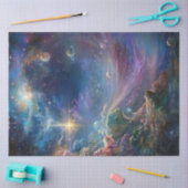 Decoupage grillige bruisende landschapsgebieden tissuepapier (Craft)