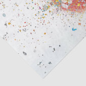 Decoupage grillige clown paar circus tissuepapier (Detail)