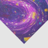 Decoupage grillige Elara Dancing Golden Road Tissuepapier (Detail)