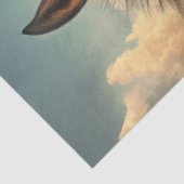 Decoupage grillige foto grappig gezicht paard tissuepapier (Detail)