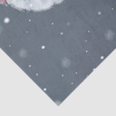 Decoupage grillige gorilla met Santa Hat Tissuepapier (Detail)