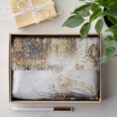 Decoupage grillige harmonie dubbele belichting paa tissuepapier (Geschenk)