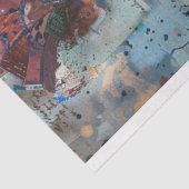 Decoupage grillige karakter clown Jester Tissuepapier (Detail)