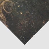 Decoupage grillige Lady Hemelse Maan Elementen Tissuepapier (Detail)