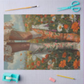 Decoupage grillige ongeëvenaarde cowboylaars voor tissuepapier (Craft)