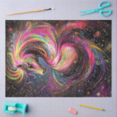 Decoupage grillige paard levendige Abstracte werve Tissuepapier (Craft)