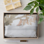 Decoupage grillige perzik vervoer tissuepapier (Geschenk)